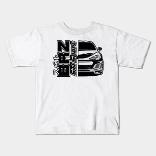 BRZ STI (Black Print) Kids T-Shirt